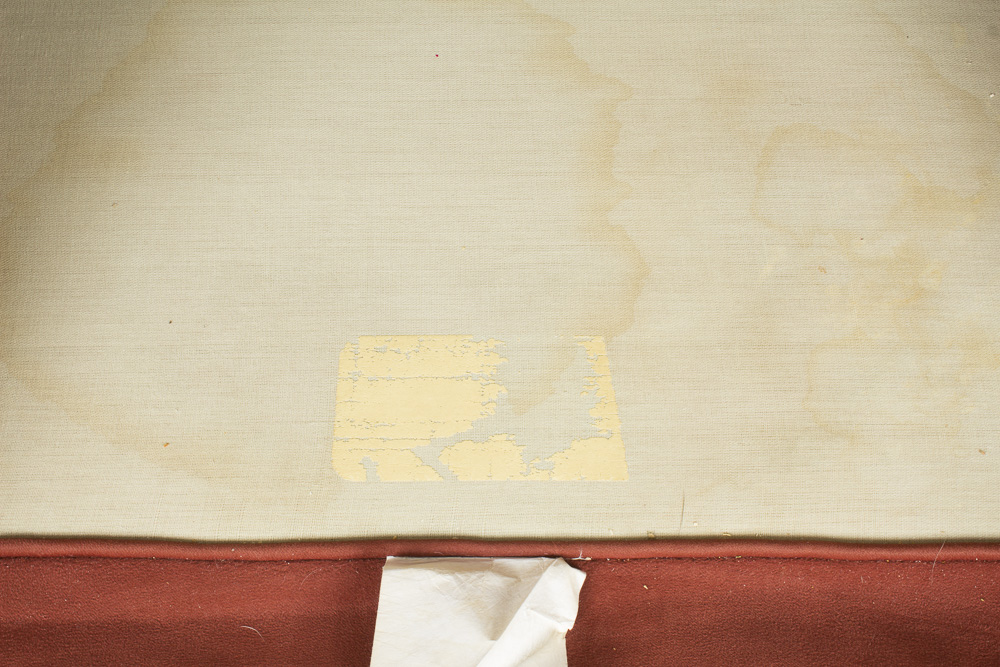 Queen Anne Style Upholstered Wing Chair by General Interiors Corp