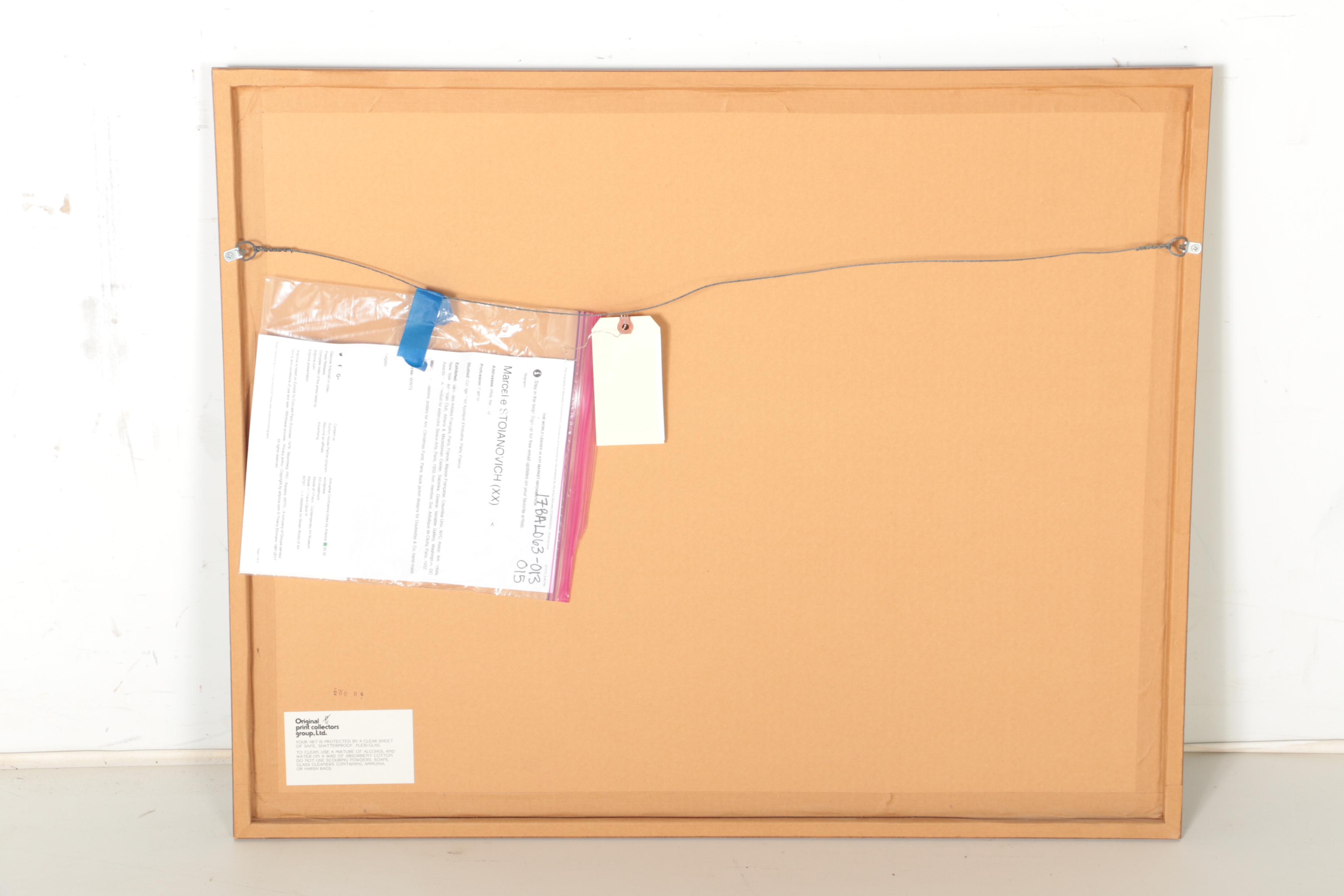 Marcelle Stoianovich Limited Edition Lithograph on Paper "Deux Japonaises en Ile de France"