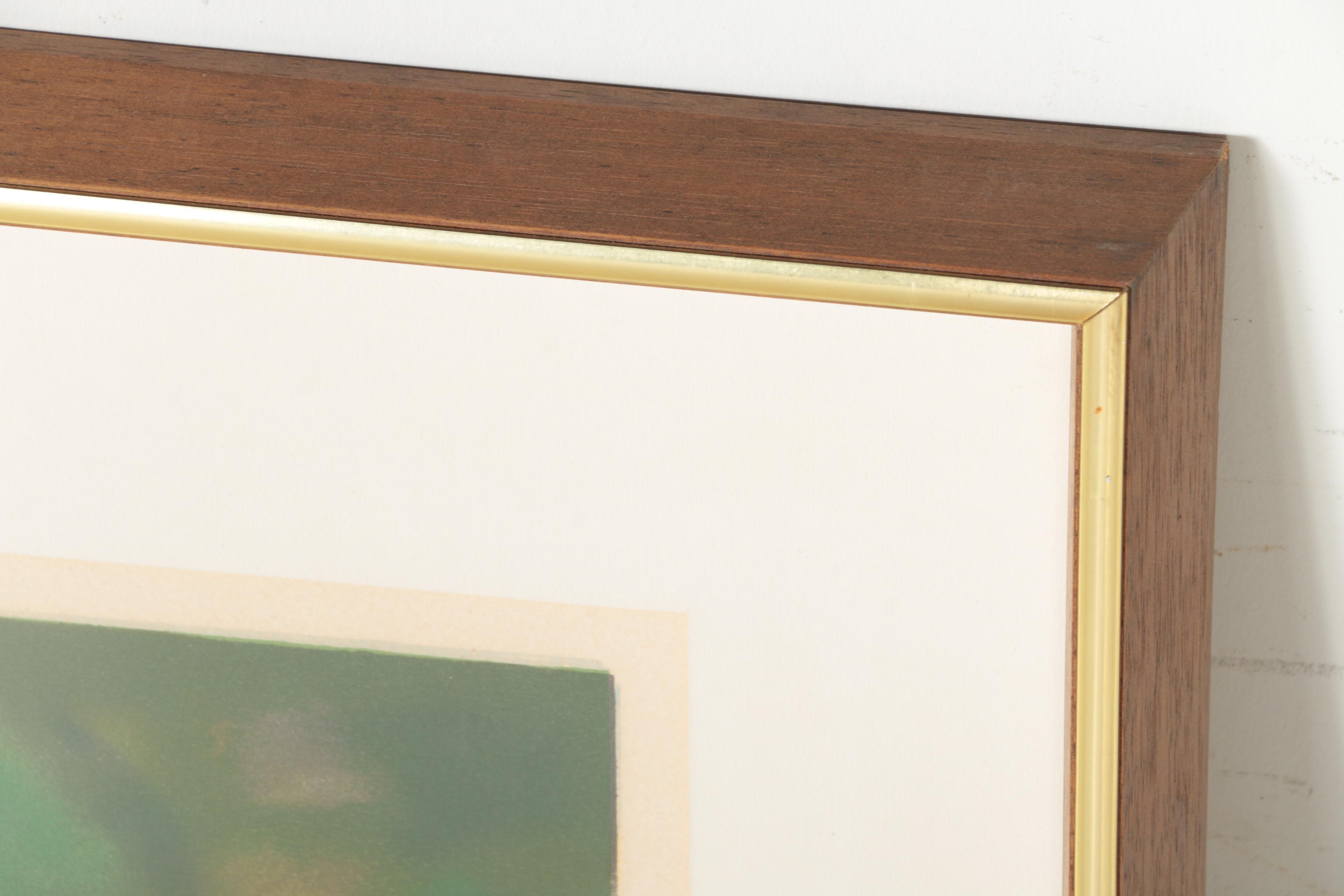 Marcelle Stoianovich Limited Edition Lithograph on Paper "Deux Japonaises en Ile de France"