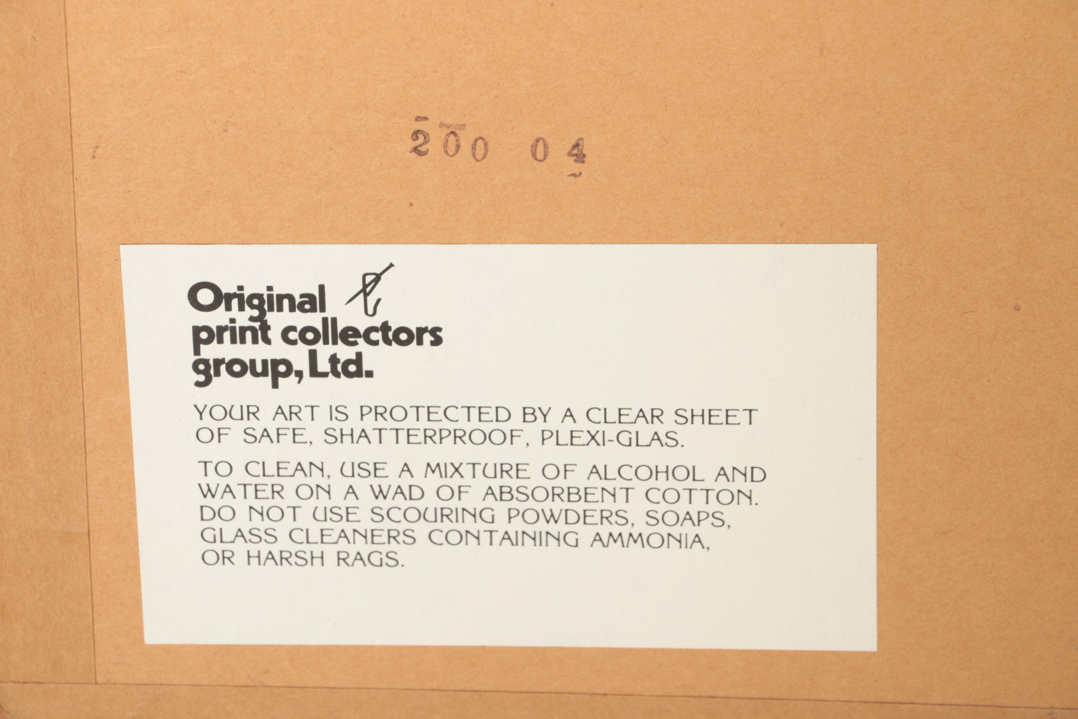 Marcelle Stoianovich Limited Edition Lithograph on Paper "Deux Japonaises en Ile de France"