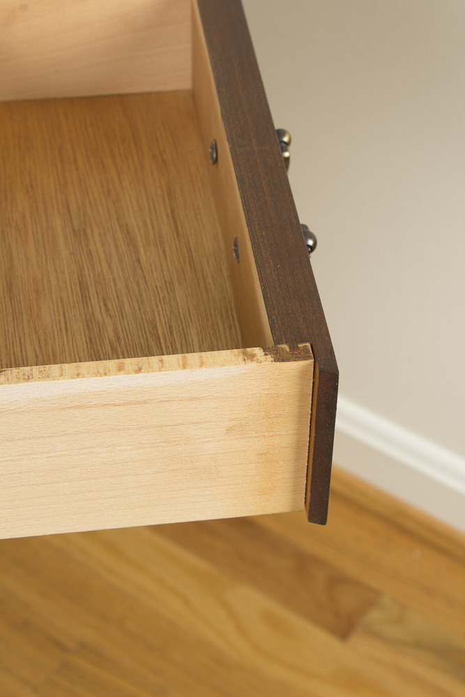 Federal Style Octagonal Side Table With Four Drawers