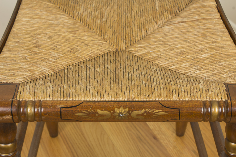 Hitchcock Style Stencil-Decorated Side Chair