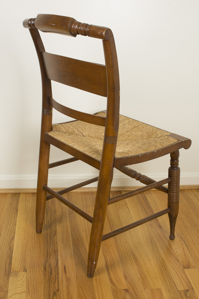 Hitchcock Style Stencil-Decorated Side Chair