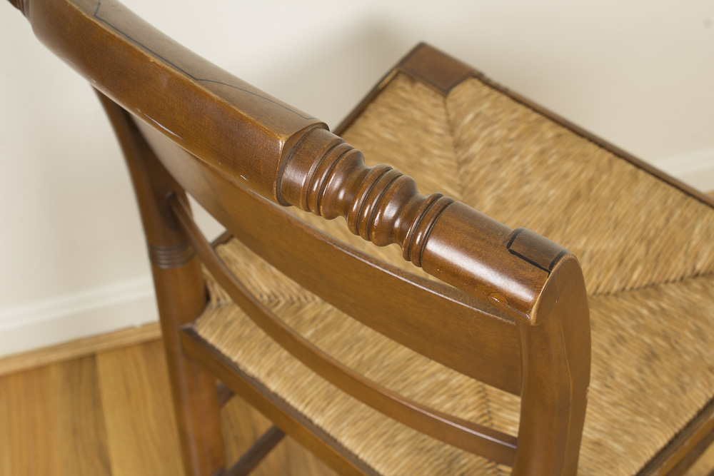 Hitchcock Style Stencil-Decorated Side Chair