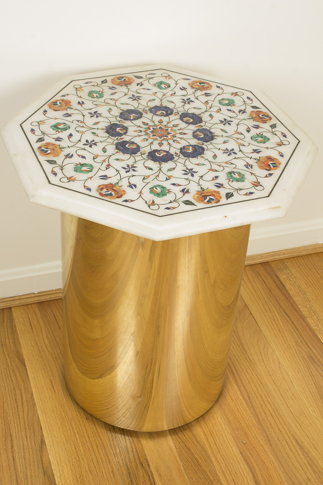 Taj Mahal Motif Marble Top Table