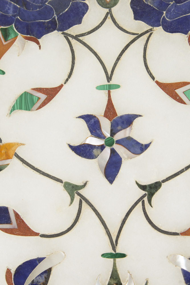 Taj Mahal Motif Marble Top Table
