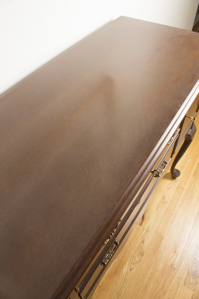 Vintage Queen Anne Style Mahogany Sideboard by Craftique