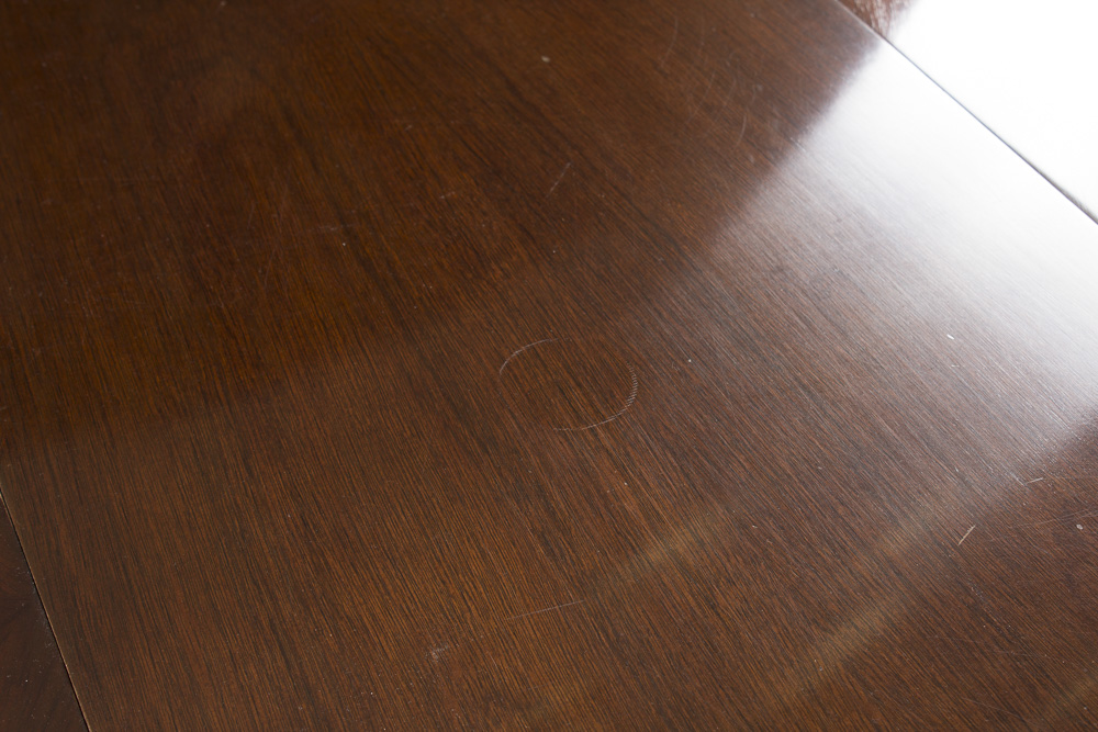 Queen Anne Style Mahogany Dining Table