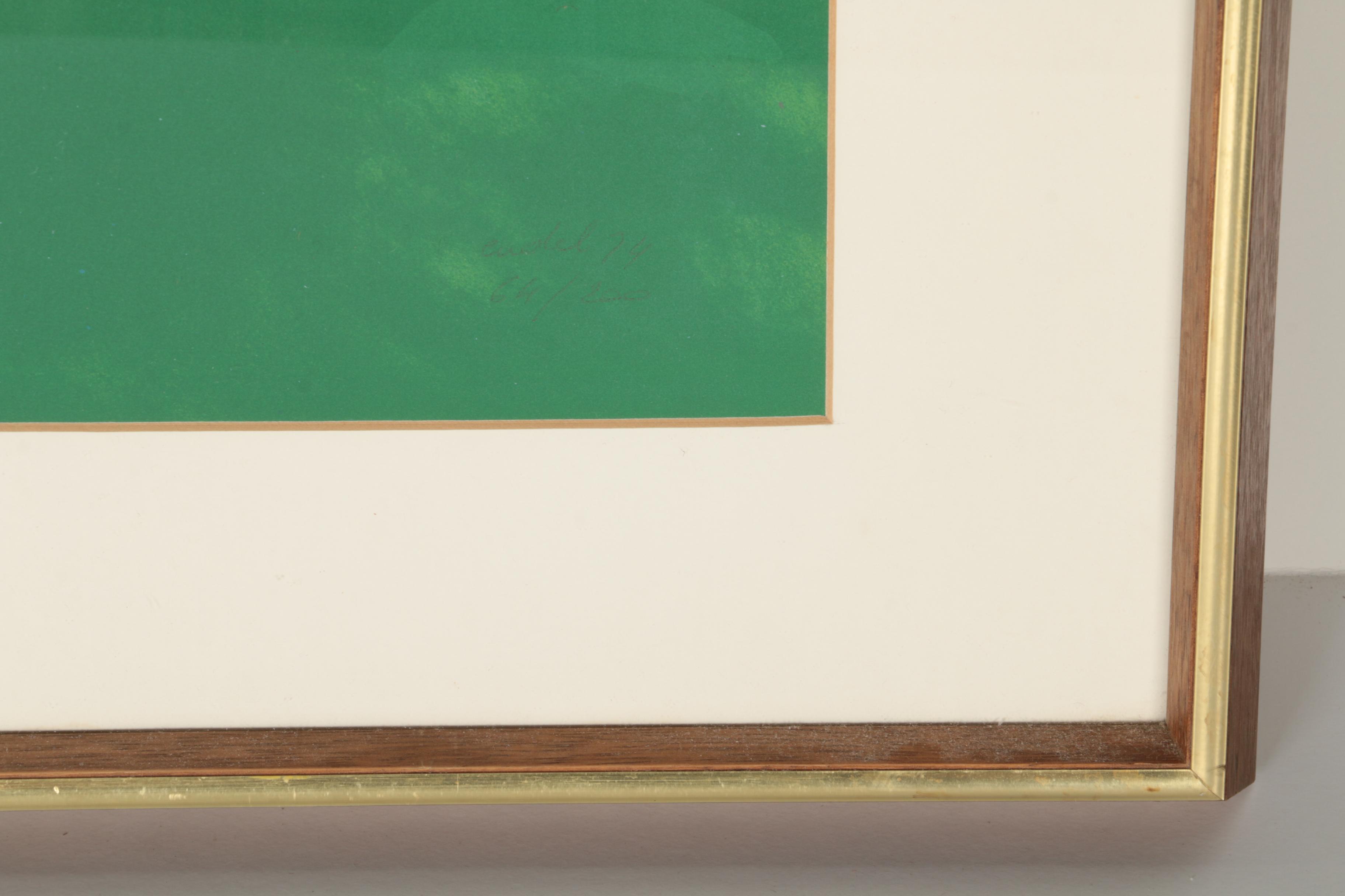 Erwin Endel Limited Edition Lithograph on Paper "La Seine aux Andelys"