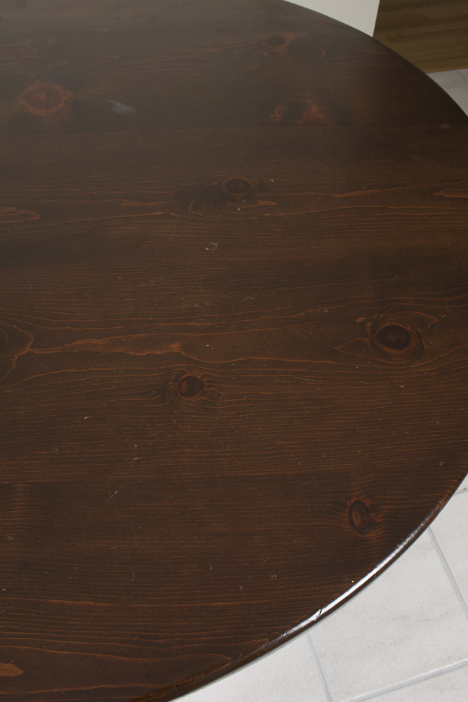 Vintage Pine Bench Table With Storage