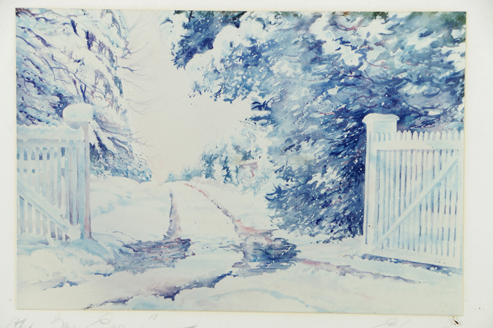 Eleanor Cox Color Photograph of Watercolor Painting