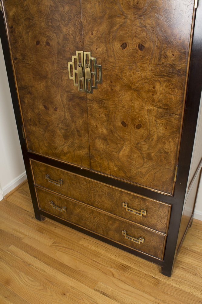 Vintage Chinese Style Armoire by Century Furniture
