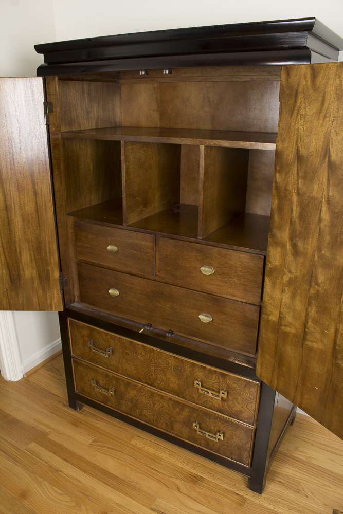Vintage Chinese Style Armoire by Century Furniture