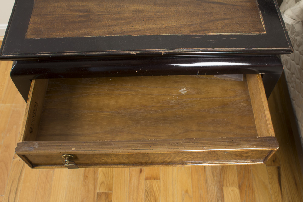 Vintage Chinese Style Nightstands by Century Furniture