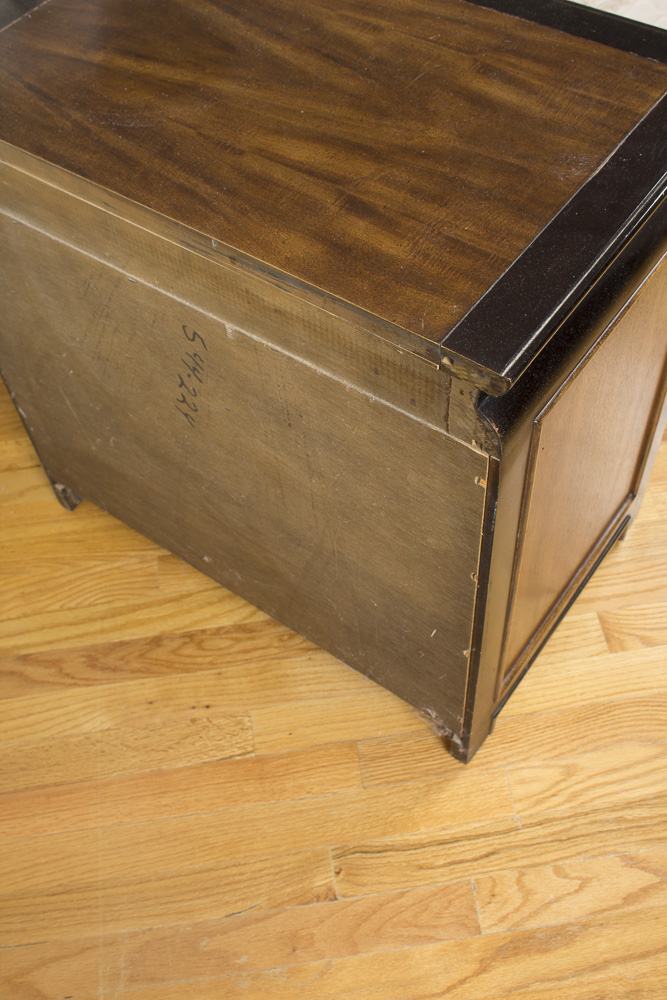 Vintage Chinese Style Nightstands by Century Furniture