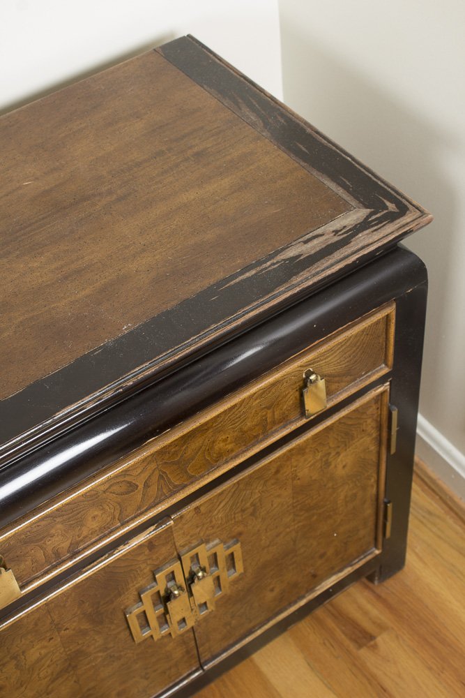 Vintage Chinese Style Nightstands by Century Furniture