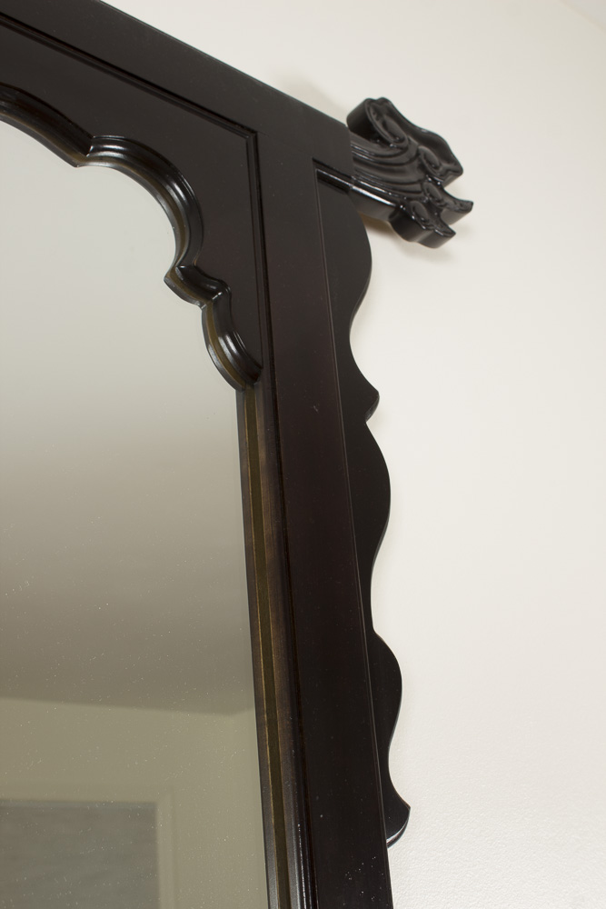 Vintage Chinese Style Dresser With Mirror by Century Furniture