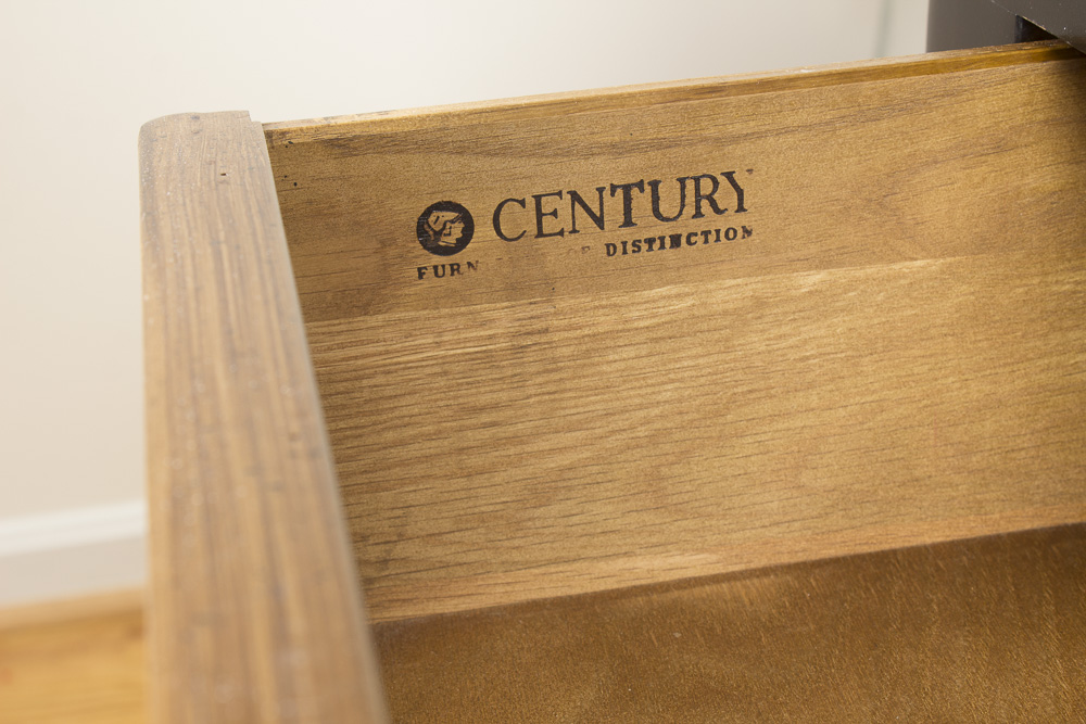 Vintage Chinese Style Dresser With Mirror by Century Furniture