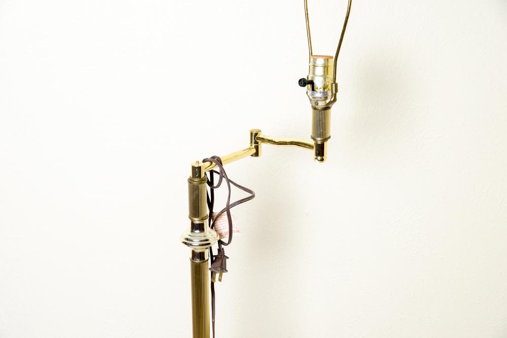 Brass Tone Floor Lamp