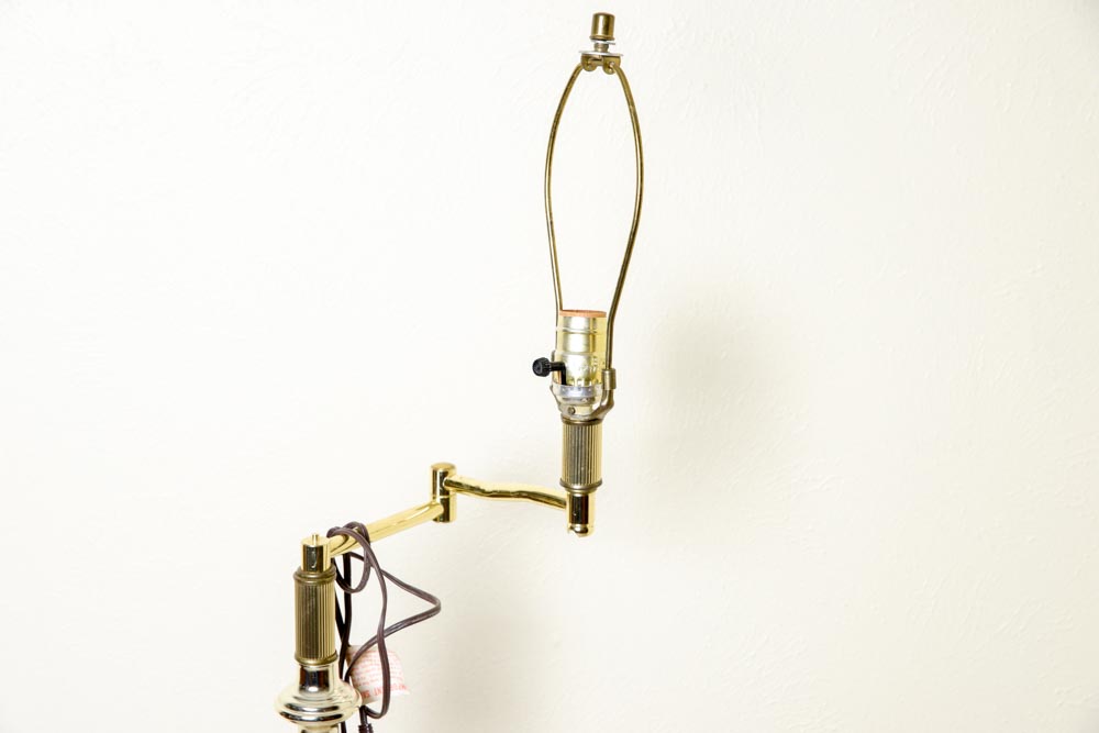 Brass Tone Floor Lamp