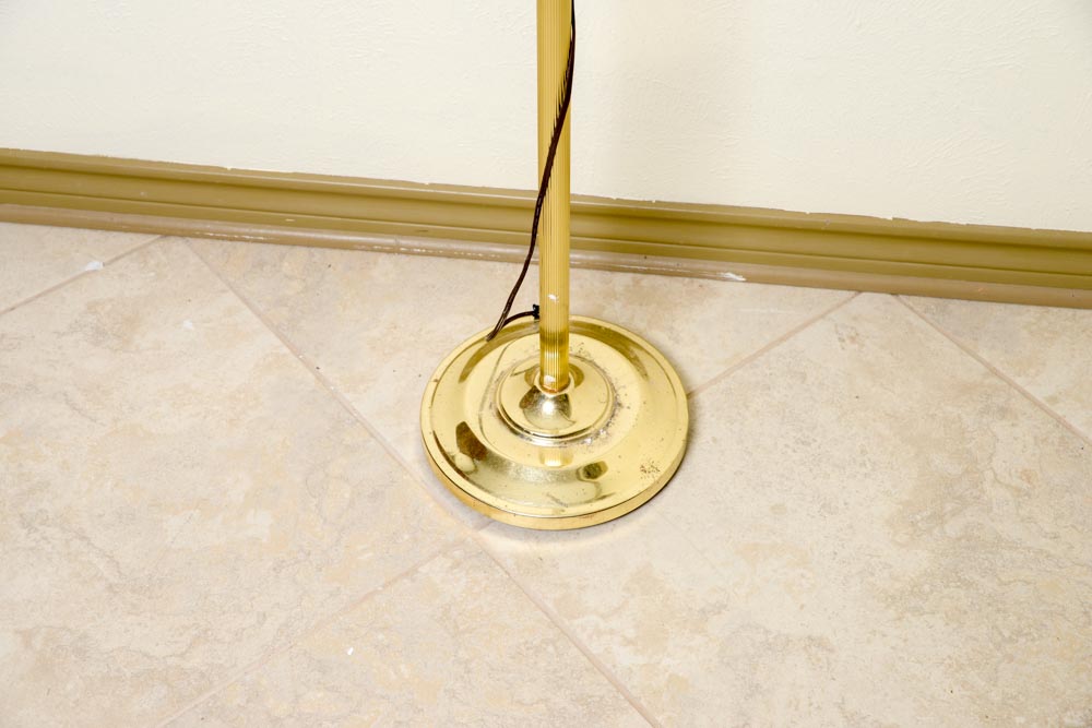 Brass Tone Floor Lamp