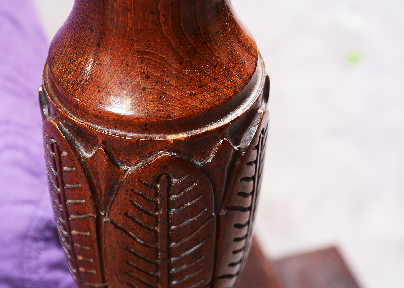 Queen Sized Cherry Four Poster Bed With Step Stool