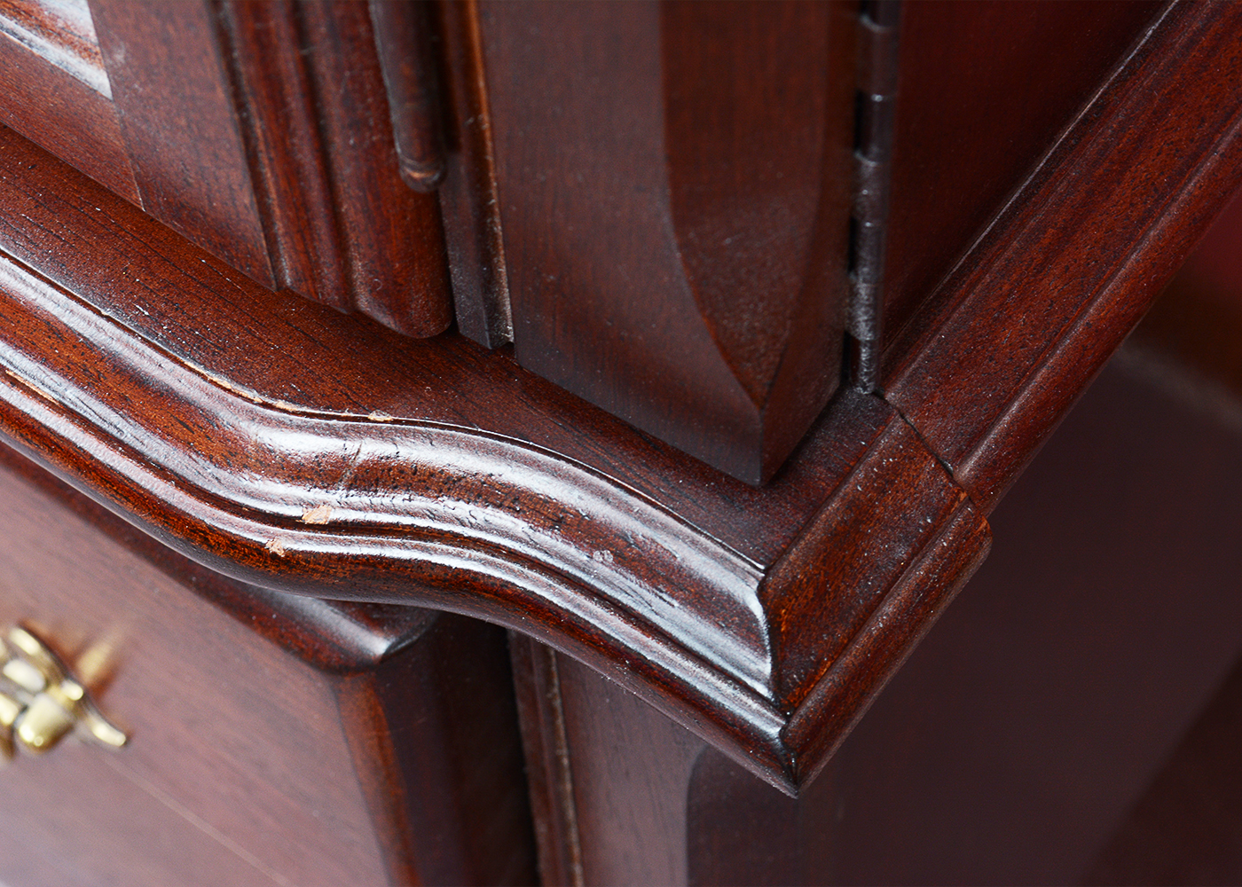 Queen Anne Style Cherry Armoire