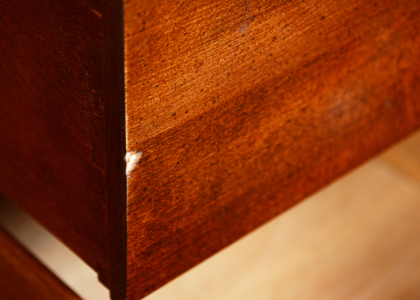 Chippendale Style Cherry Dresser With Mirror by Sumter Cabinet Co.