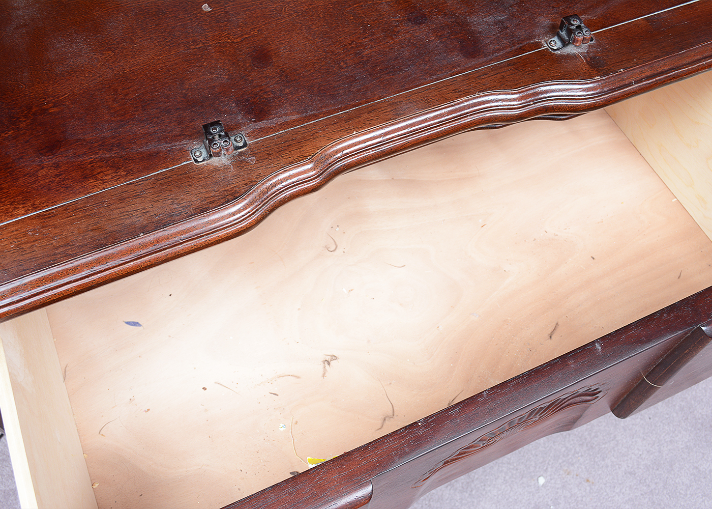 Queen Anne Style Cherry Armoire