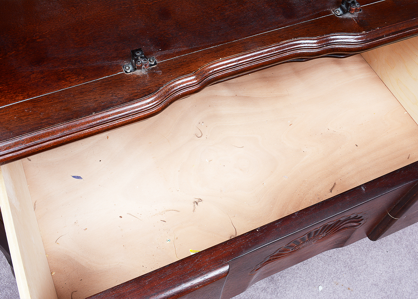 Queen Anne Style Cherry Armoire