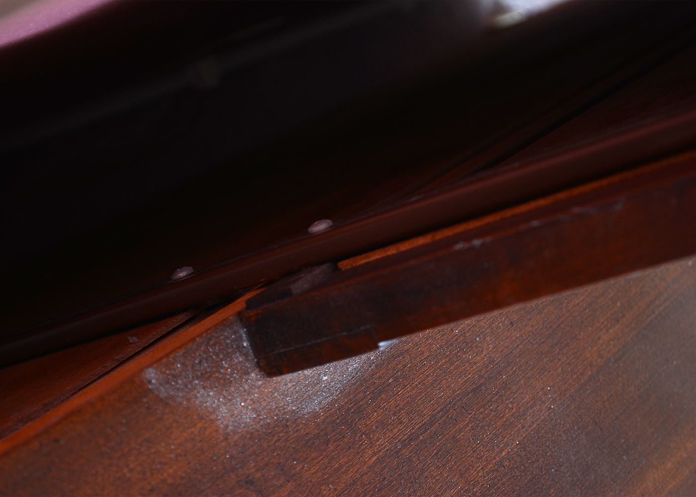 Chippendale Style Cherry Dresser With Mirror by Sumter Cabinet Co.