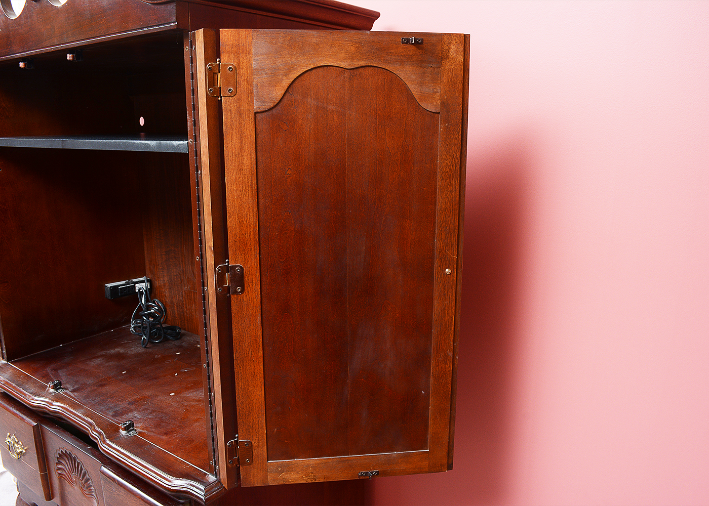 Queen Anne Style Cherry Armoire