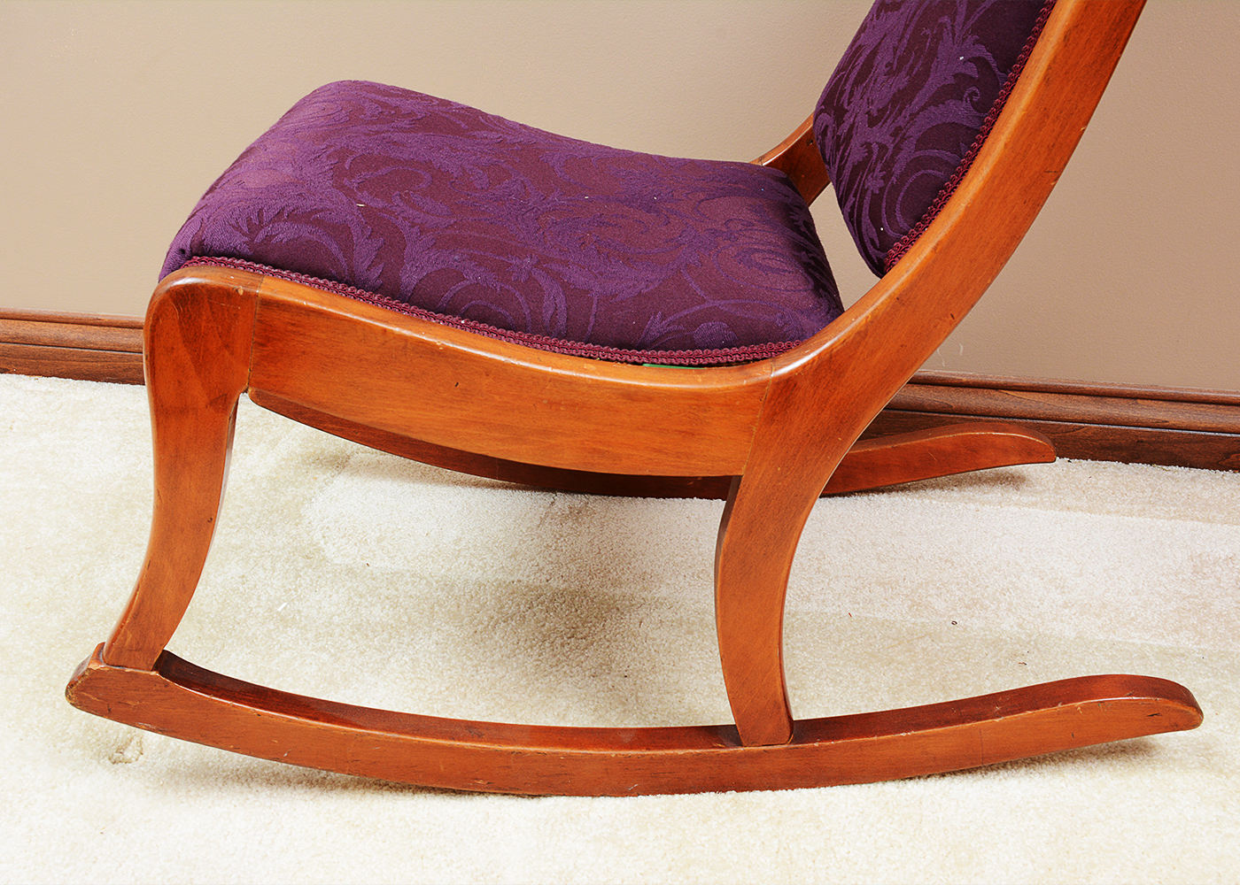 Vintage Rocker with Stool