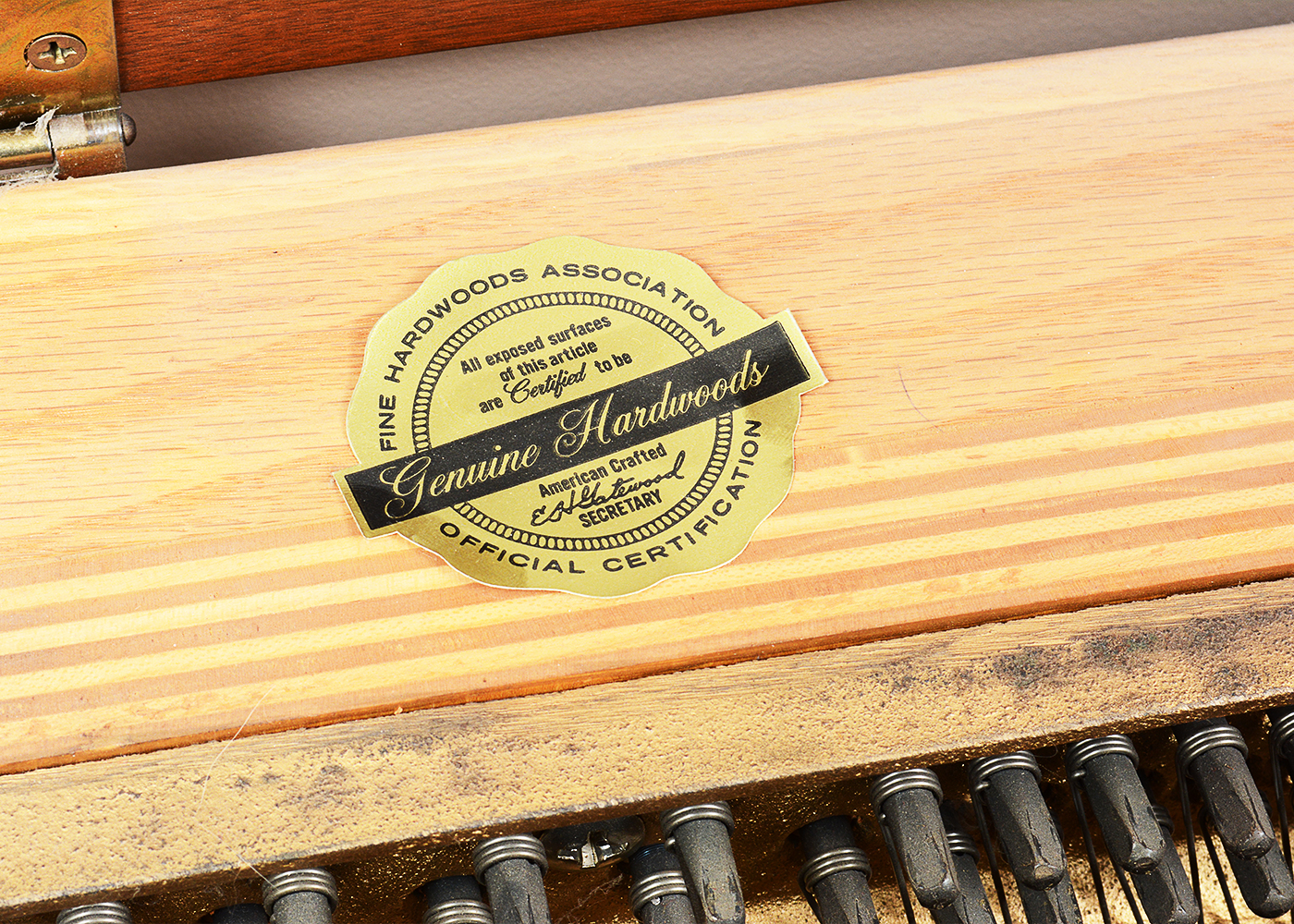 Vintage Kimball by Whitney Hardwood Spinet Piano and Bench