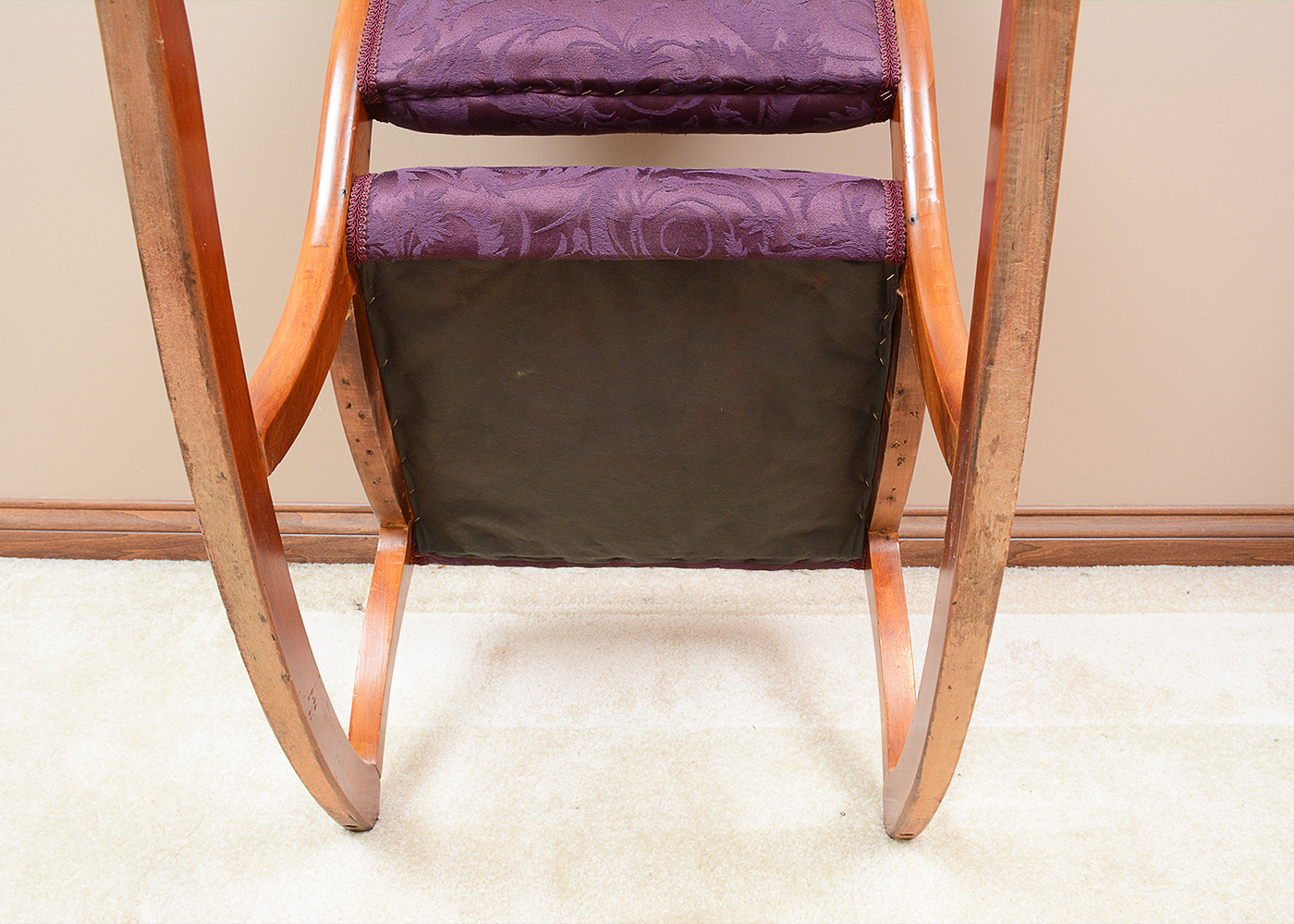 Vintage Rocker with Stool