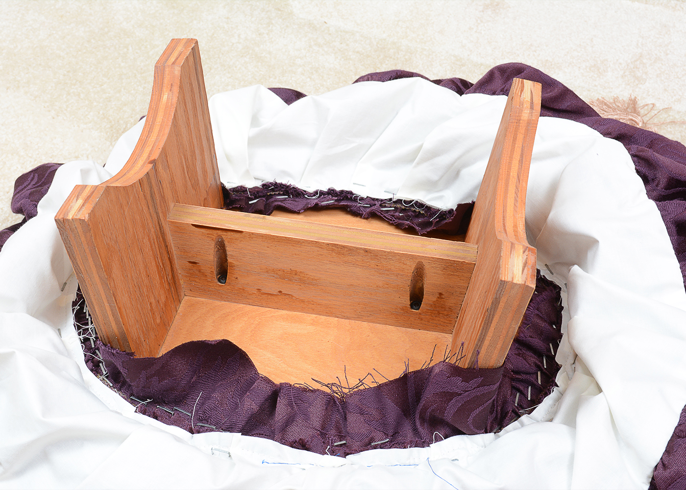 Vintage Rocker with Stool