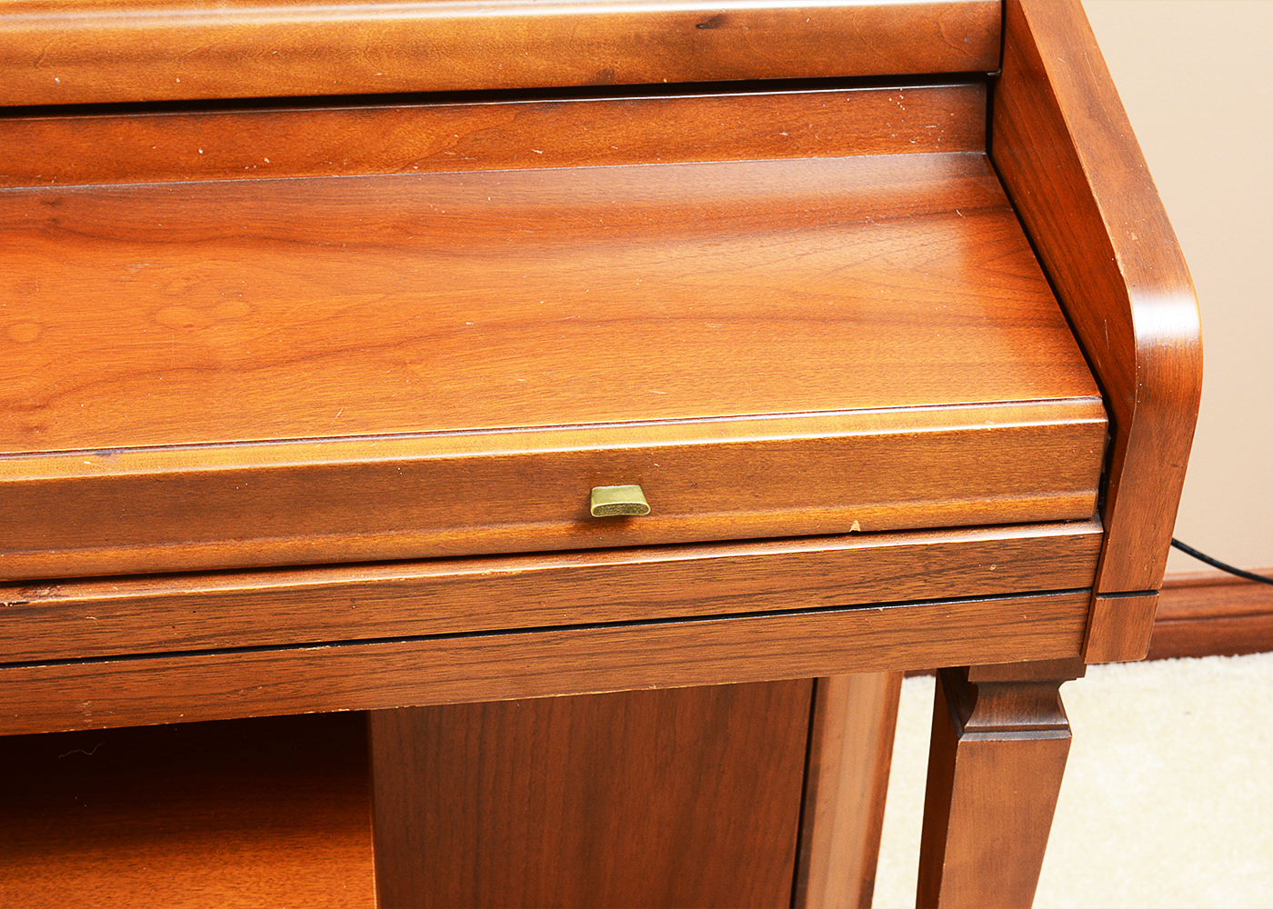 Vintage Kimball by Whitney Hardwood Spinet Piano and Bench