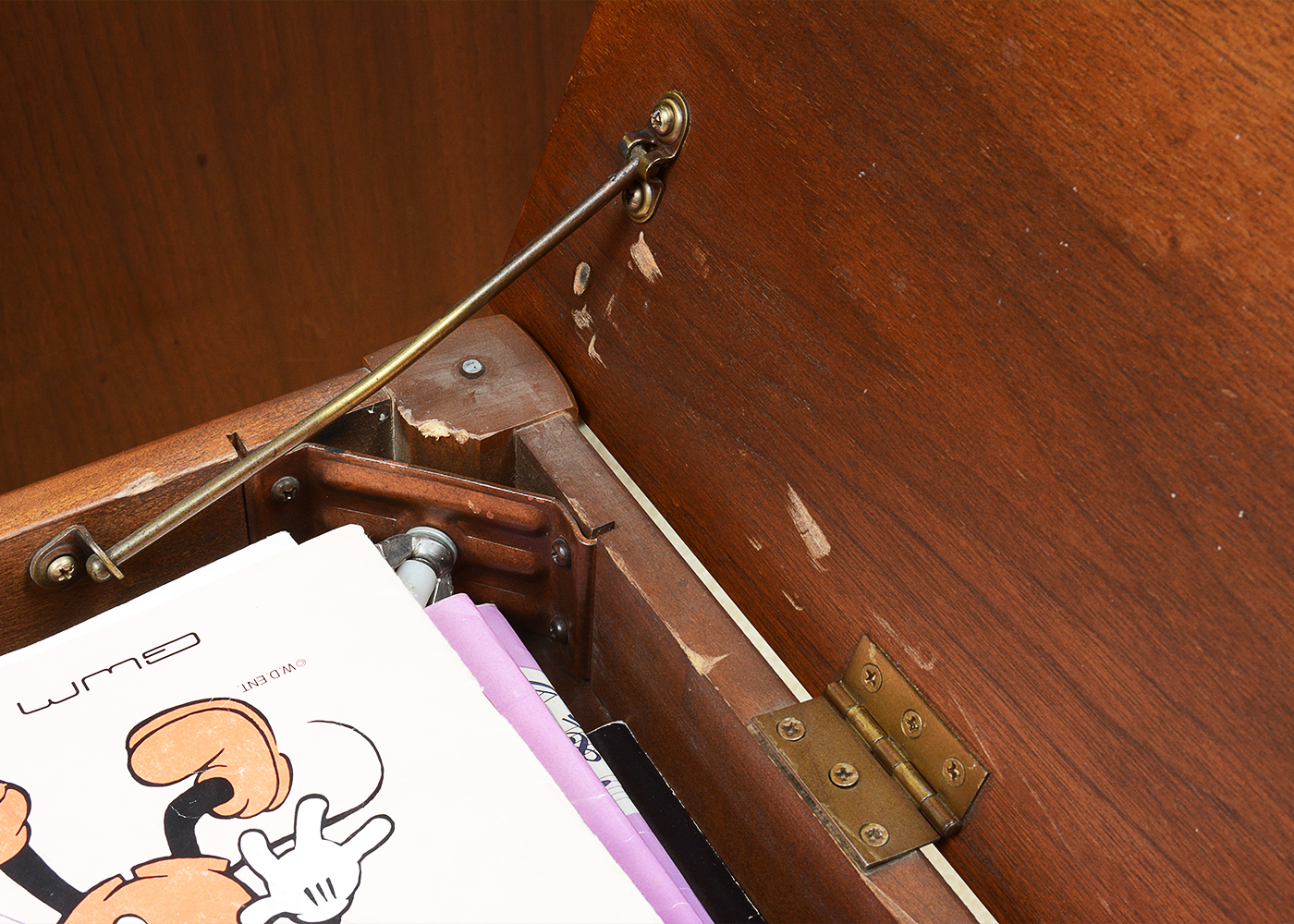 Vintage Kimball by Whitney Hardwood Spinet Piano and Bench