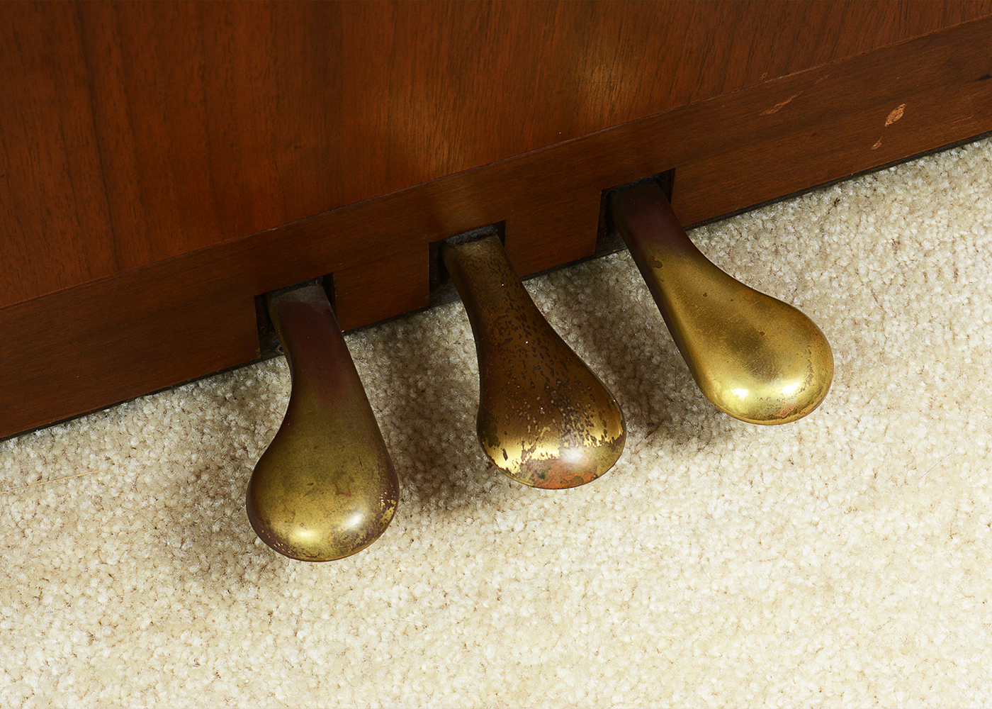 Vintage Kimball by Whitney Hardwood Spinet Piano and Bench