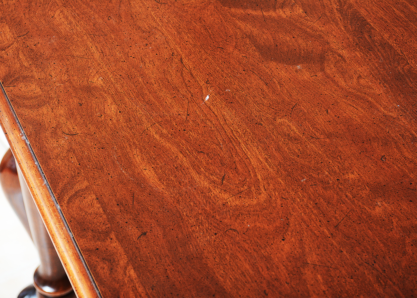 Queen Anne Style Chairs and Cherry Finish Table by Tell City Chair Co.