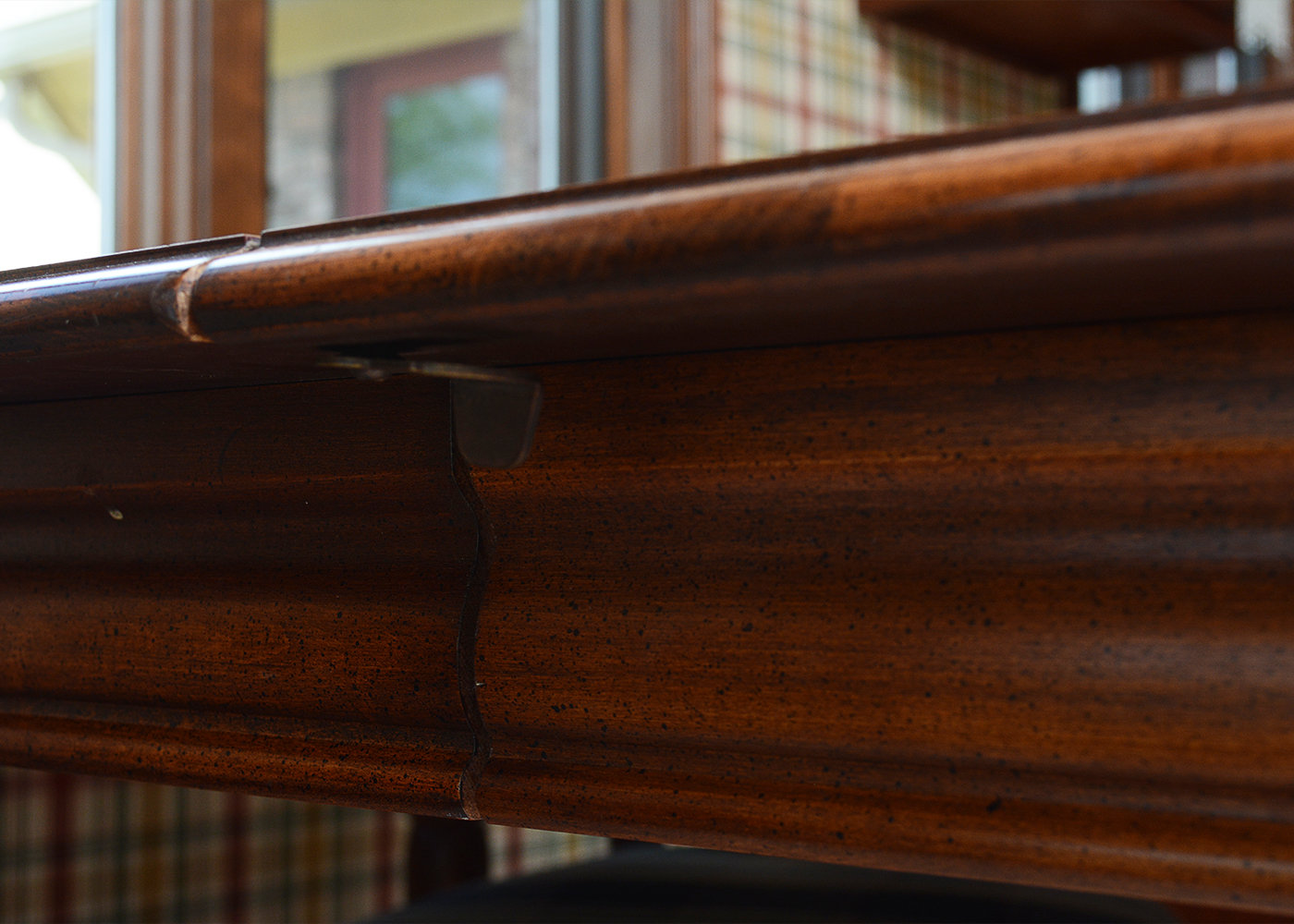 Queen Anne Style Chairs and Cherry Finish Table by Tell City Chair Co.