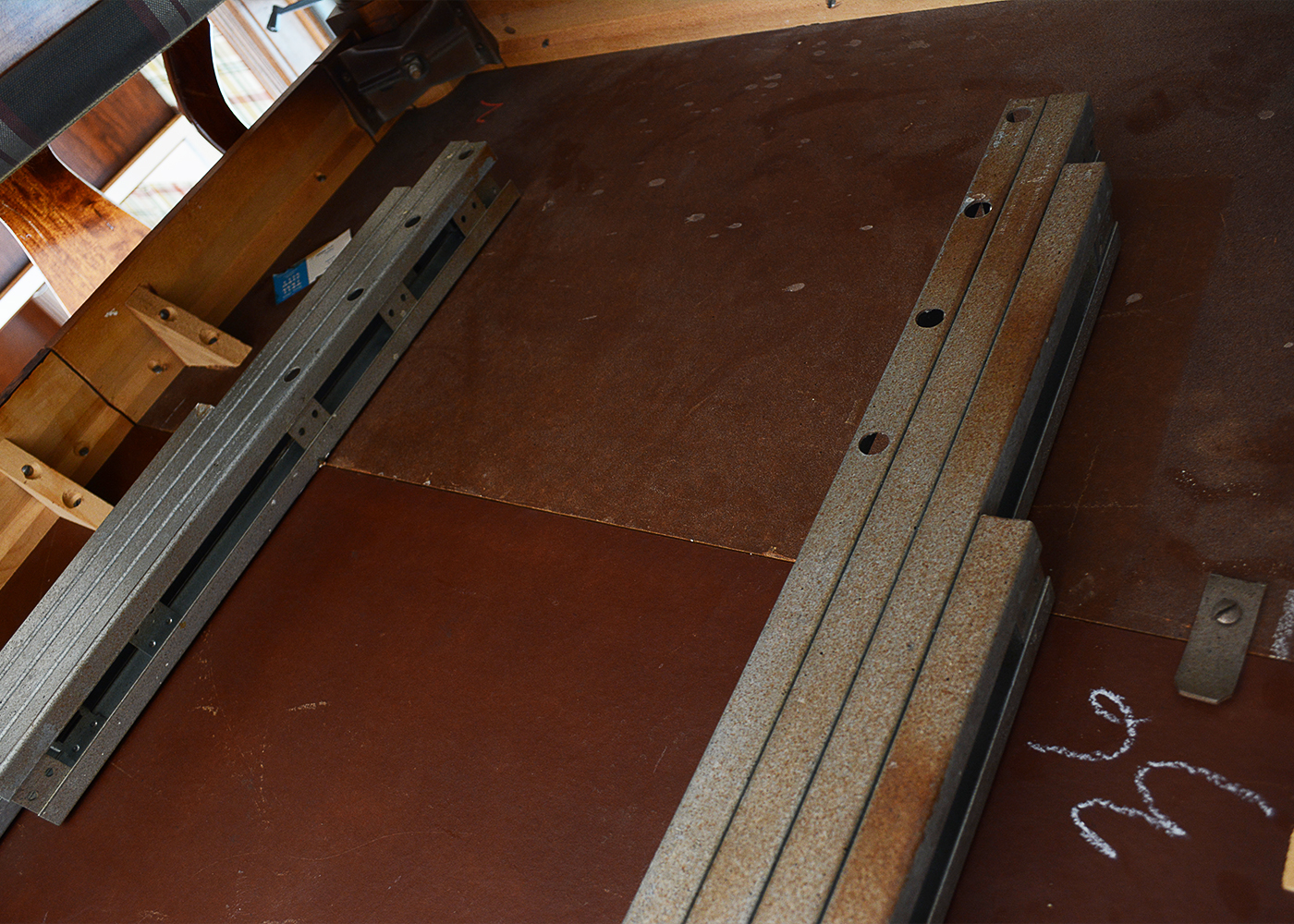 Queen Anne Style Chairs and Cherry Finish Table by Tell City Chair Co.