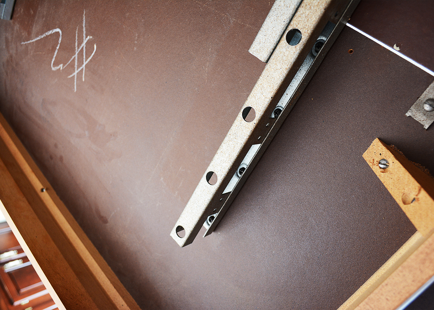 Queen Anne Style Chairs and Cherry Finish Table by Tell City Chair Co.