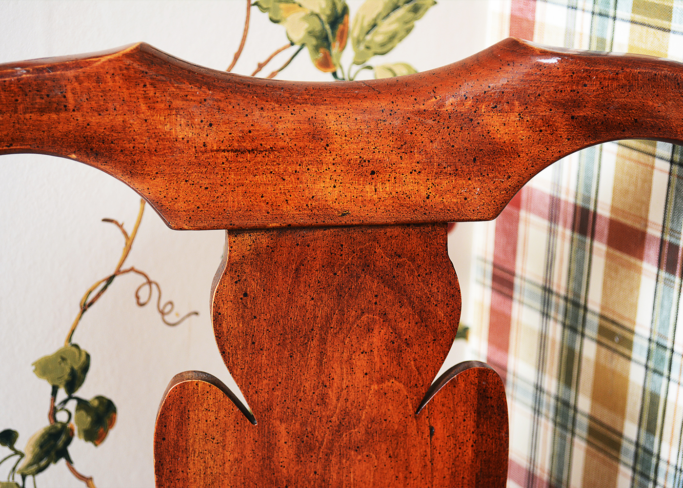 Queen Anne Style Chairs and Cherry Finish Table by Tell City Chair Co.