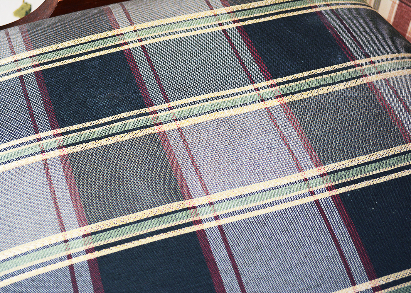 Queen Anne Style Chairs and Cherry Finish Table by Tell City Chair Co.