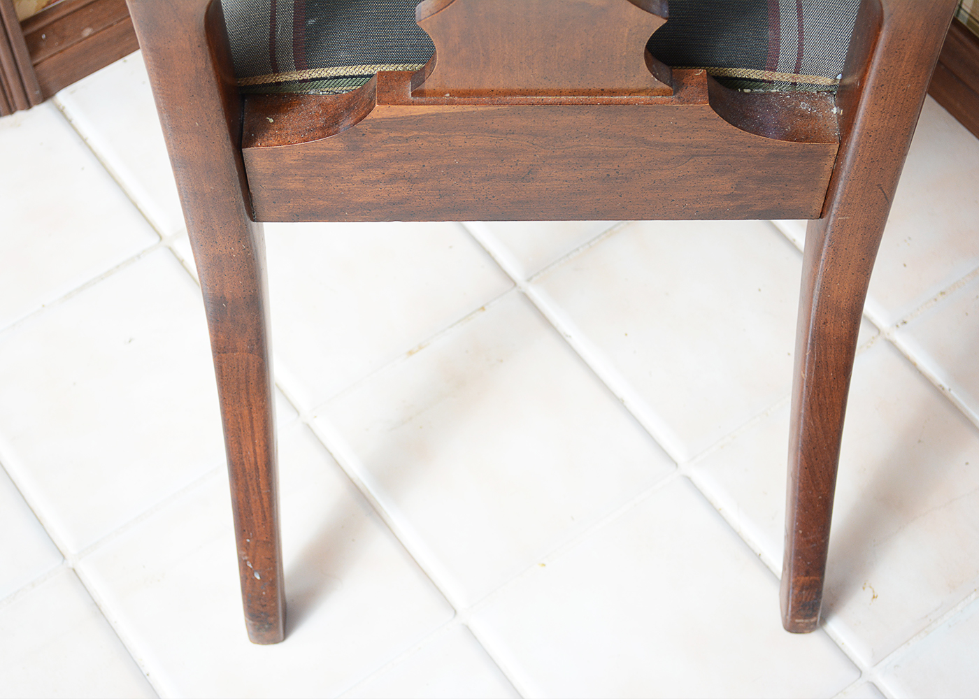 Queen Anne Style Chairs and Cherry Finish Table by Tell City Chair Co.