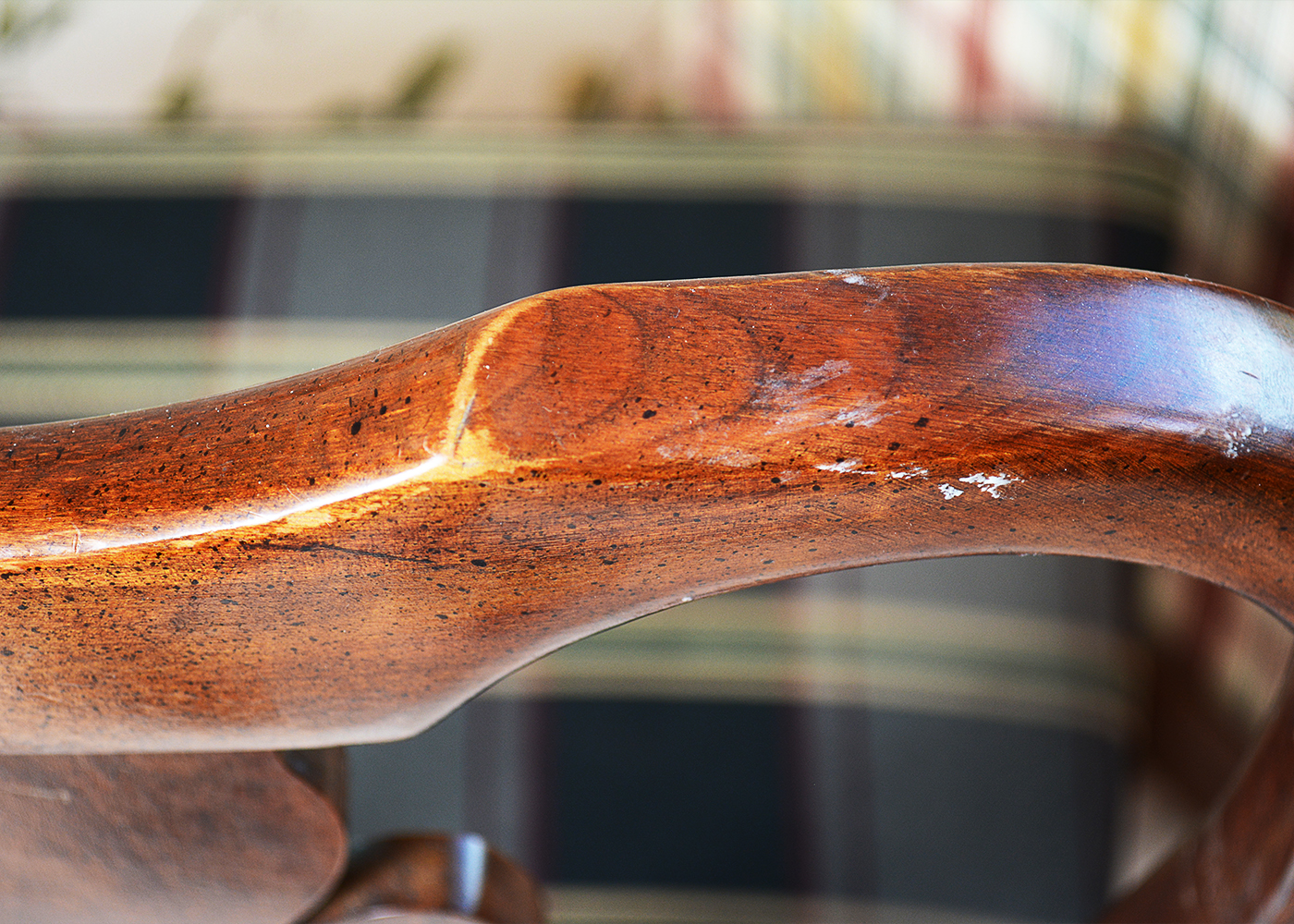 Queen Anne Style Chairs and Cherry Finish Table by Tell City Chair Co.