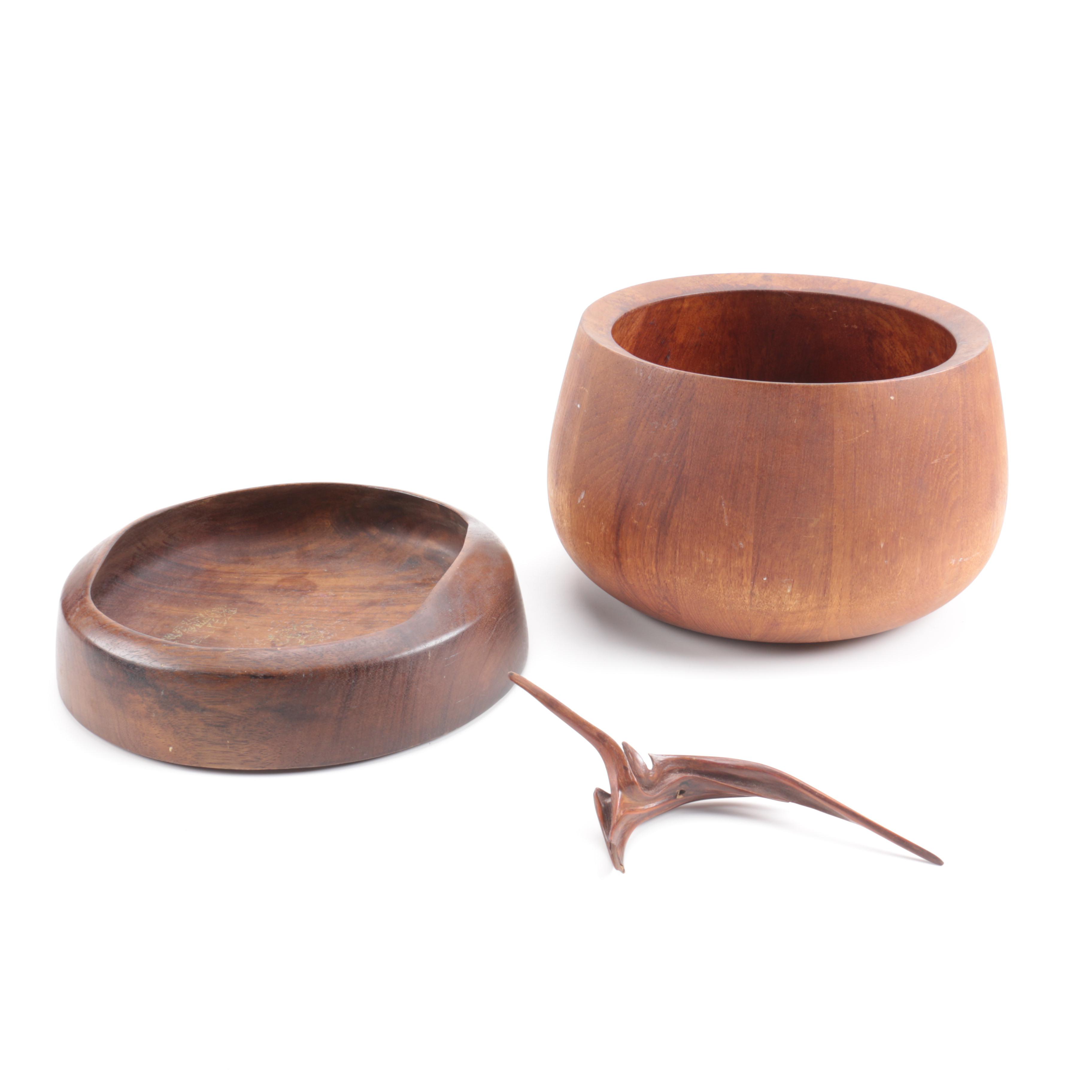 Wooden Decor Including Jens Quistgaard for Dansk, Arthur Umanoff
