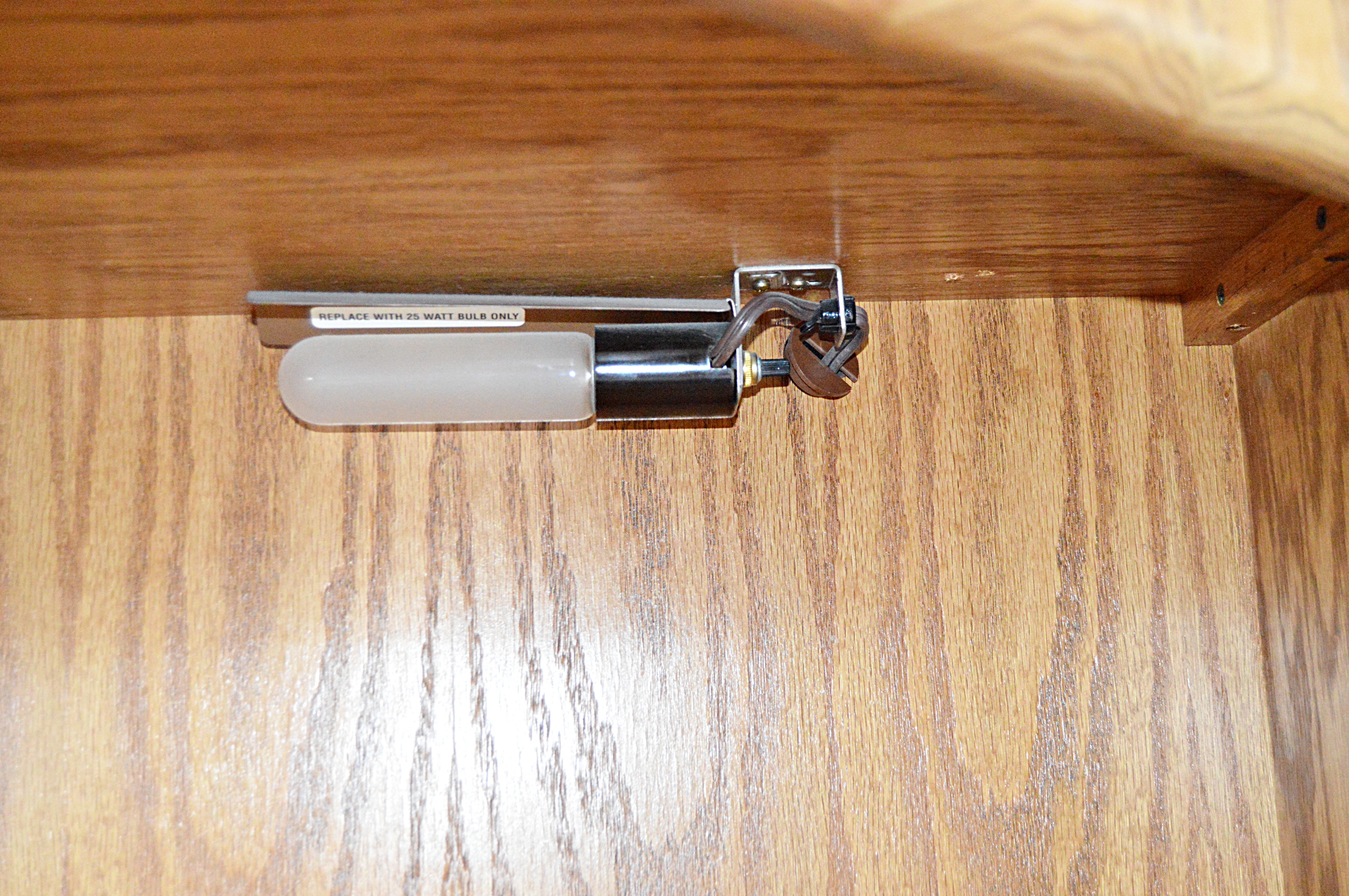 Arbek Oak Queen Bed Ensemble with Pier Cabinets, Light Bridge