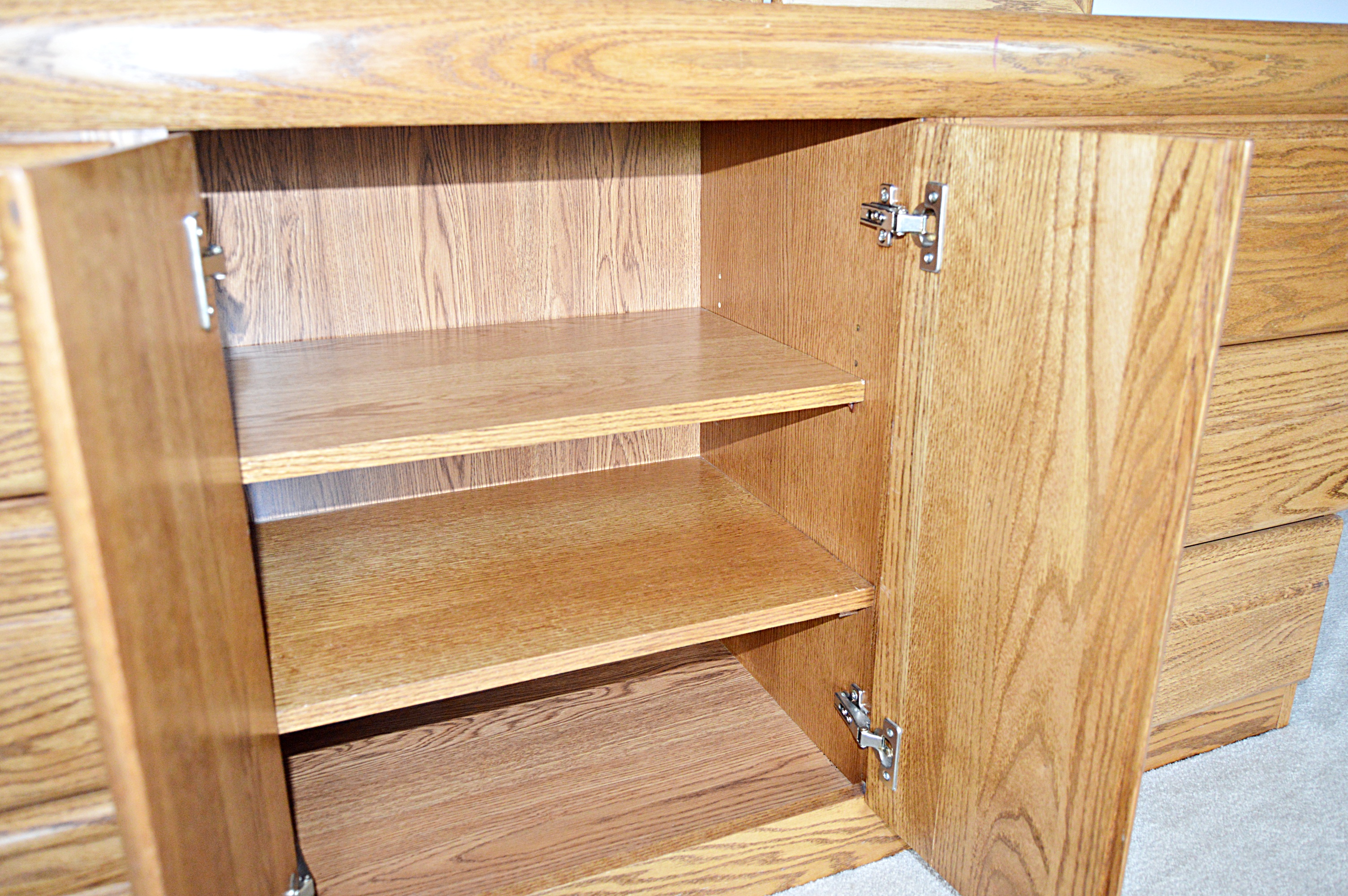 Arbek Oak Dresser and Mirror